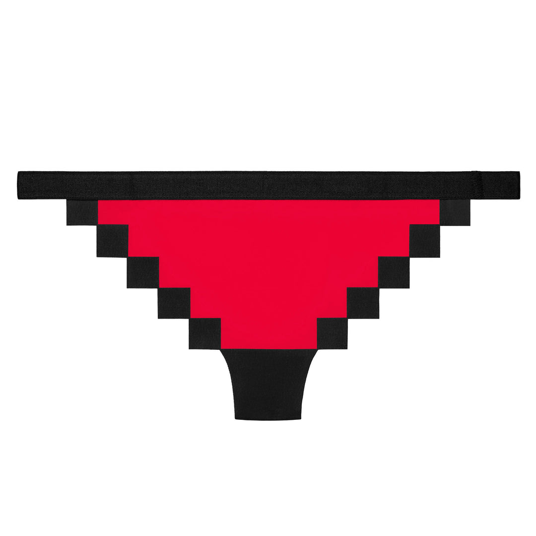 Pixel Panties Mario Fiery Red