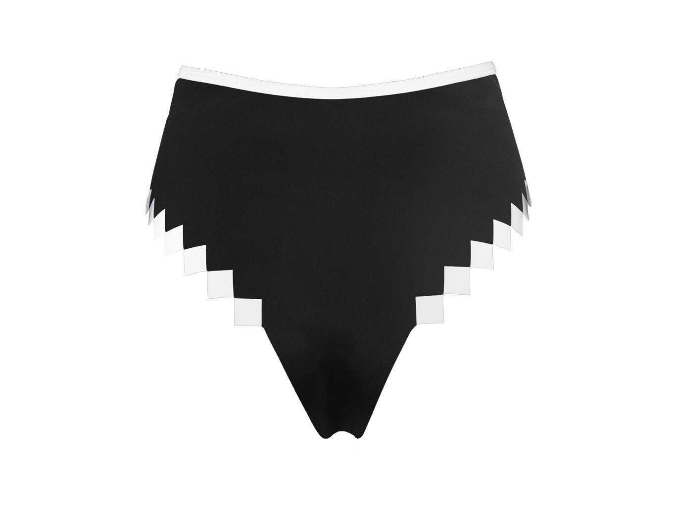 Pixel Darth Bather Black Hi Rise Bikini Bottom