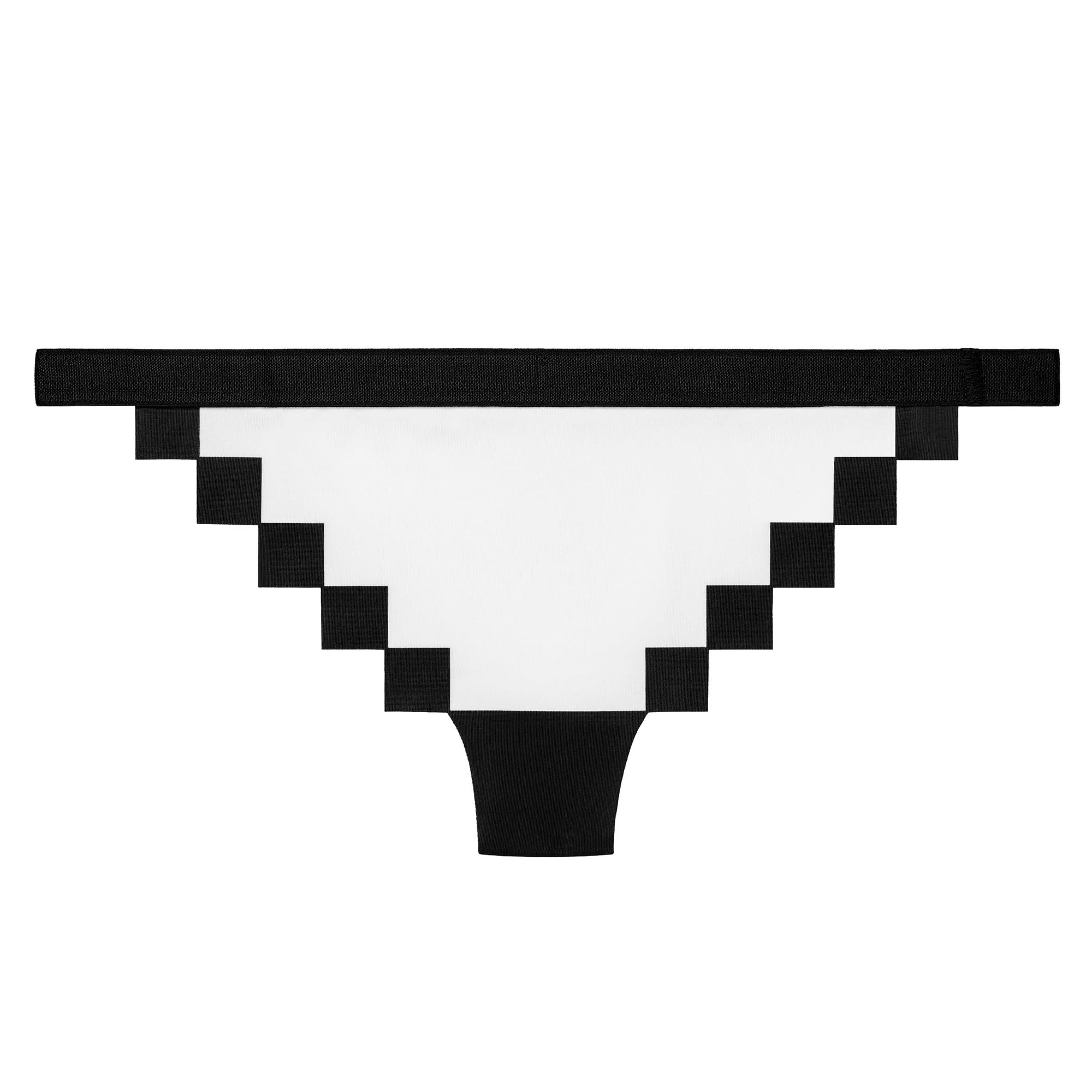 Pixel Panties Classic Pong White