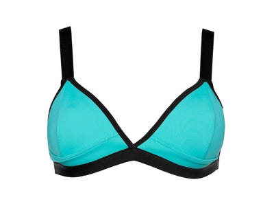 Pixel Meeseeks Teal Bikini Top